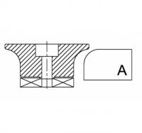 Профильная фреза сегментная гранит А20 #0 Профильная фреза сегментная гранит А20 #0
