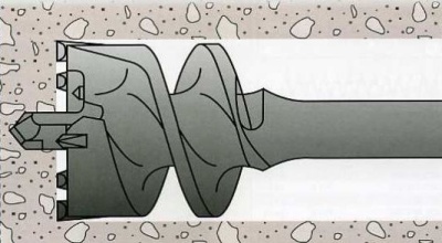 Проломной бур SDS MAX 68x1000мм по бетону